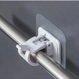 NON-DRILLED CURTAIN ROD BRACKETS