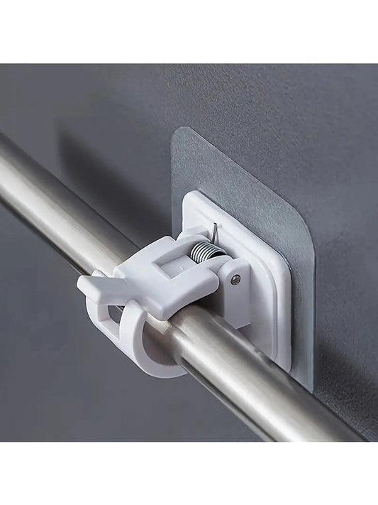 NON-DRILLED CURTAIN ROD BRACKETS