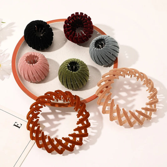 bird nest hair clip