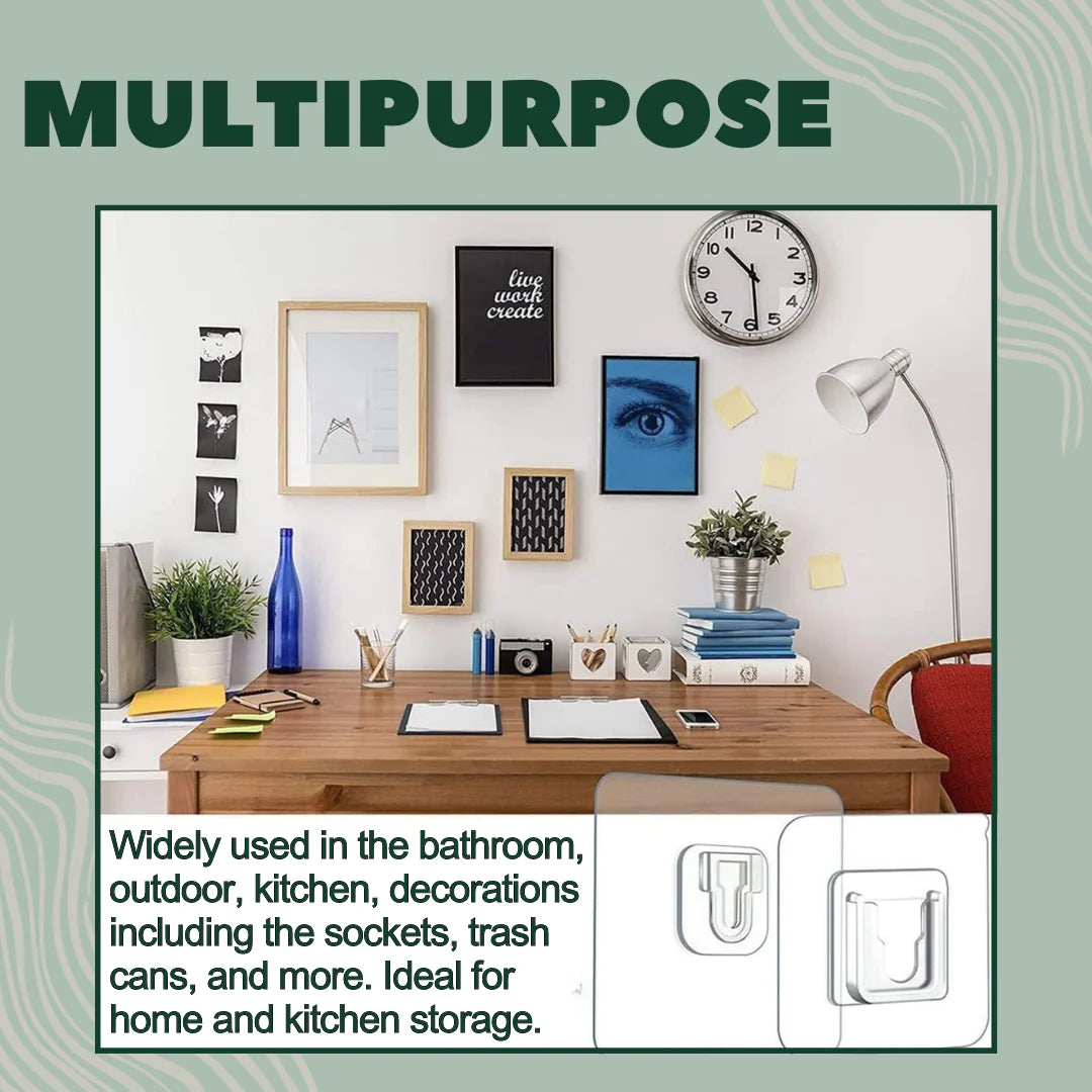 double sided adhesive hook wall (5 pair)