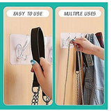 Self Adhesive 6 Hook Sticker Strip for Wall Hanging Multi-Purpose Item